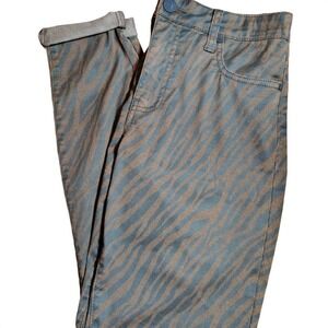 KUT from the‎ Kloth Mia High Rise Fab AB Toothpick Skinny Zebra Print Pants mob